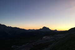 Tramonto rifugio Auronzo