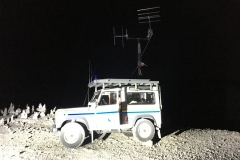 Arrivo alle 3 di notte e montaggio antenne al buio in solitaria