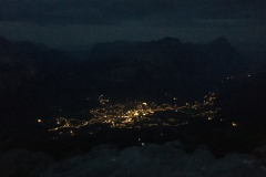 Cortina dalla  cima Tofana 3244m